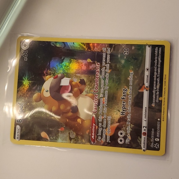 Pokemon Trading Card Bidoof Full Art HOLO 2023 Holographic - Picture 1 of 6